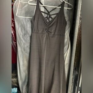 Gray Strappy Dress